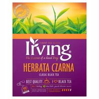 Irving Herbata czarna 100 torebek 200 g (100x2 g) X8