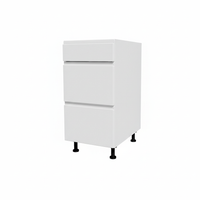 Szafka dolna 40 cm z szufladami, podchwyt biały połysk, mat, kolory SIMPLE