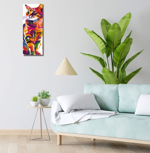 Obraz 20x60cm Nasycony Kot na Arena.pl