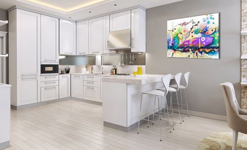 Obraz Na Płótnie - Ryby Pastele  - 100X70 Cm - Aa100X70-4096 na Arena.pl