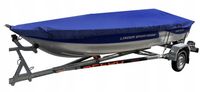 Pokrowiec plandeka na łódź wędkarską 270g 330-360 -transportowy granat