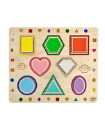 Drewniany sorter kształtów Montessori