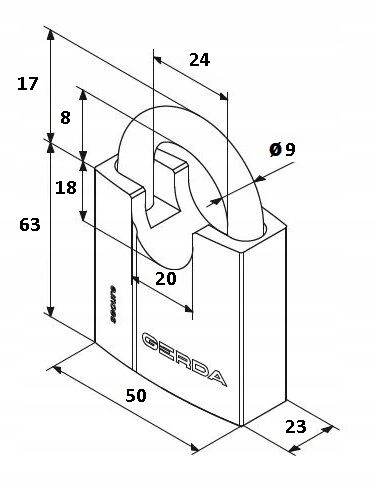 KŁÓDKA ANTYWŁAMANIOWA GERDA SECURE KSWC S50 na Arena.pl