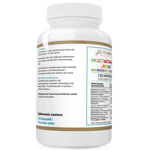 Multiwitamina JUNIOR witaminy dla dzieci 120k zdjęcie 1