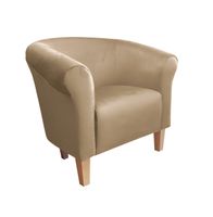 Fotel Milo nogi buk jasny brąz MG06