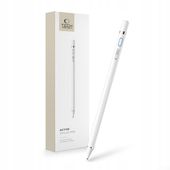 AKTYWNY UNIWERSALNY RYSIK PENCIL - STYLUS PEN DO TELEFONU I TABLETU BIAŁY