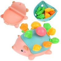 Edukacyjny Jeżyk Sensoryczny Montessori Wyjmowane Kolce Klocki Sorter