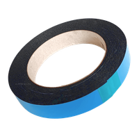 TAŚMA E2122 1mm/19mm/5m PIANKA 2-STR LEPNA, CZARNA, ODPORNA NA UV