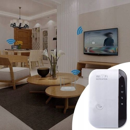 WZMACNIACZ SYGNAŁU Wi-Fi MOCNY REPEATER 300MB/S 2 TRYBY FUNKCJA WPS na Arena.pl