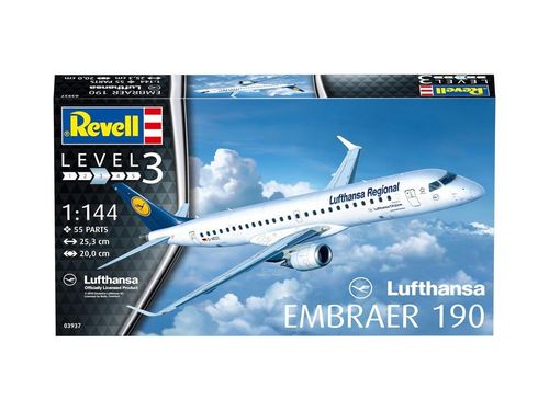 Revell Embraer 190 Lufthansa na Arena.pl
