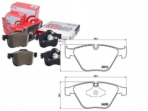 BREMBO KLOCKI HAMULCOWE PRZÓD BMW E90 E91 323 325 na Arena.pl