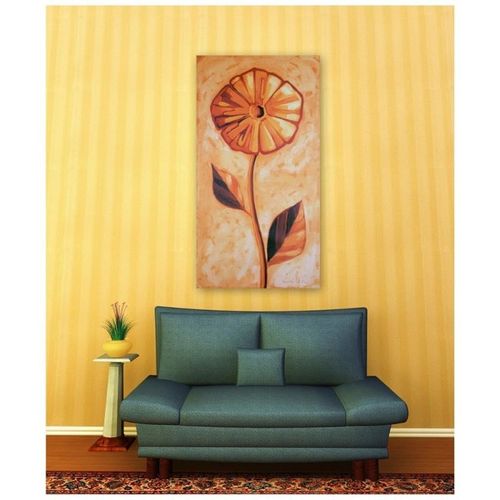 Deco Panel, Pomarańczowy kwiat 50x70 na Arena.pl