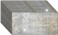 Naklejki Na Ścianę Płytki PCV Łazienka Kuchnia Wodoodporny 30x15cm 12 PACK
