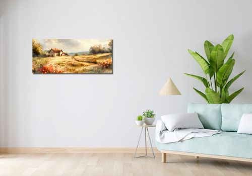 Obraz 100x40cm Sielski Domek na Arena.pl