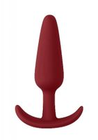 slim butt plug   red