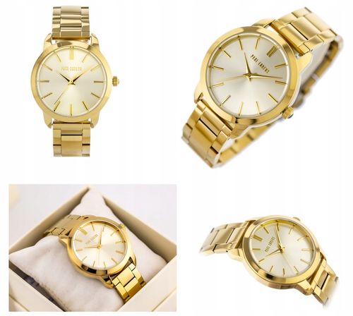 ZEGAREK DAMSKI PAUL LORENS ALICIA stalowy złoty +BOX GRAWER na Arena.pl