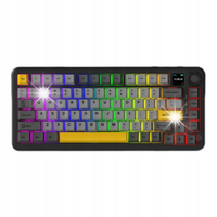 Mechaniczna klawiatura do gier AJAZZ AK820MAX 75%TKL HotSwap Z ekranem 0.85