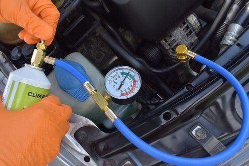 ZESTAW DO NAPEŁNIANIA KLIMATYZACJI AUT GAZ CZYNNIK CHŁODNICZY R134a + WĘŻYK na Arena.pl