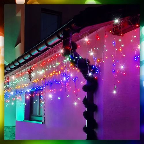 SOPLE LAMPKI CHOINKOWE ŚWIATEŁKA 300 LED 12M GRUBY KABEL FLASH ZEWNĘTRZNE na Arena.pl