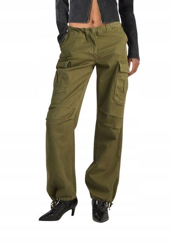 2Y Studios Wide leg Cargo Pants 'Nova 2' in Khaki r.27 na Arena.pl