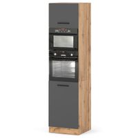 Szafka Kuchenna Słupek Modułowy Stojący Blande 60cm Wotan Szary Mat