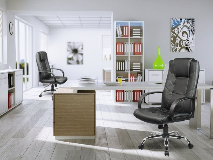 FOTEL BIUROWY OBROTOWY CHROM KRZESŁO SOFOTEL zdjęcie 10