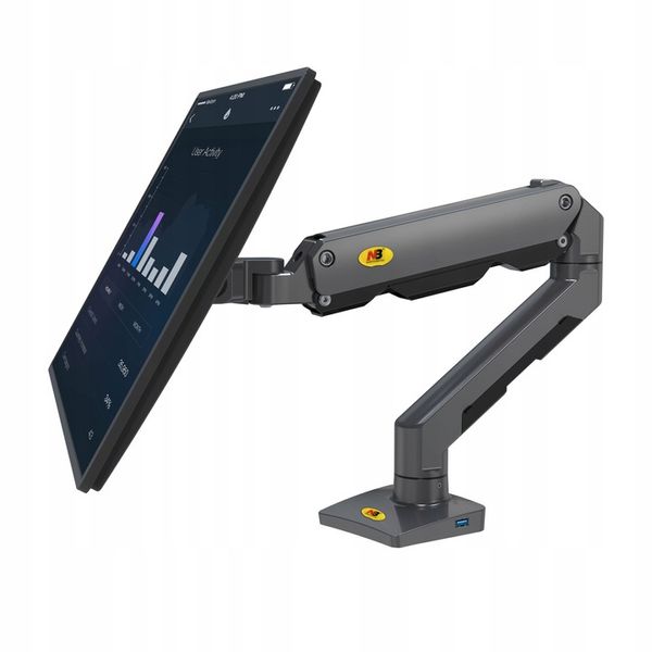 G60 Regulowany Uchwyt Biurkowy do Monitorów 27'-45' Sprężyna Mechaniczna zdjęcie 12