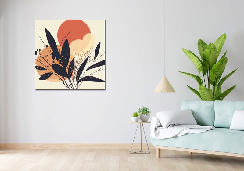 Obraz 90x90cm Zachód w Barwie zdjęcie 2