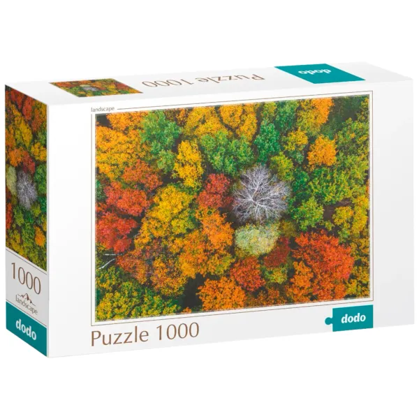 Puzzle 1000 elementów. Wioska Dzembronya. Ukraina zdjęcie 4