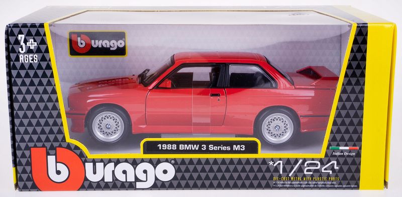 1:24 bmw m3 (e30) 1988 red 1005 zdjęcie 1