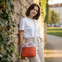 Torebka Wzór Łowicki Mała Sakiewka