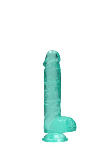 6"""" / 15 cm Realistic Dildo With Balls - Turquoise na Arena.pl