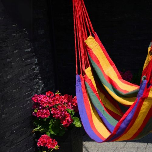 HAMAK KRZESŁO BRAZYLIJSKIE HUŚTAWKA BOHO FOTEL WISZĄCY OGRODOWY Z DRĄŻKIEM na Arena.pl
