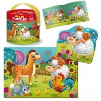 Puzzle Edukacyjne Maxi 2W1 Farma Rk1080-01