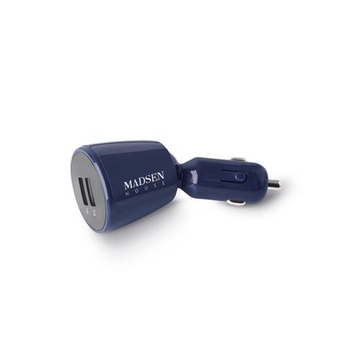 Ładowarka samochodowa Madsen House micro USB niebieska na Arena.pl