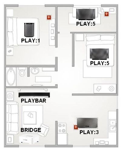 Odtwarzacz sieciowy Sonos BOOST WLAN, biały - wzmacniacz Wi-Fi na Arena.pl