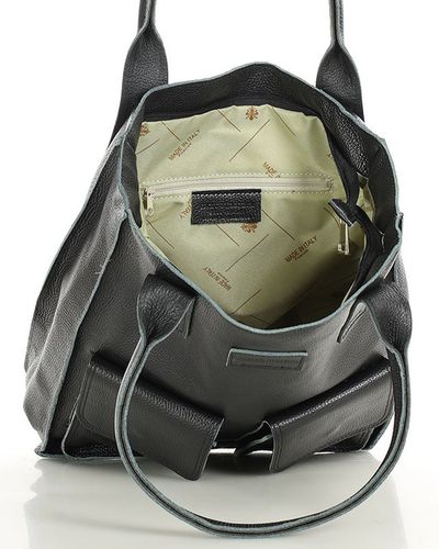 Skórzana torba SHOPPER z kieszonkami Marco Mazzini na Arena.pl