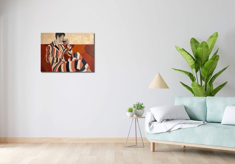 Obraz 70x50cm Przerwa Aby Odetchnąć zdjęcie 2