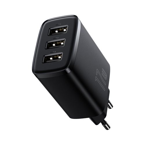ładowarka sieciowa compact 3x usb 17w czarny na Arena.pl