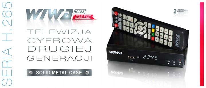 Tuner Dekoder Telewizji WIWA DVBT2 HEVC H.265 MAXX zdjęcie 8