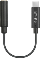 Boya BY-K6 / 3.5mm TRS Audio Adapter for