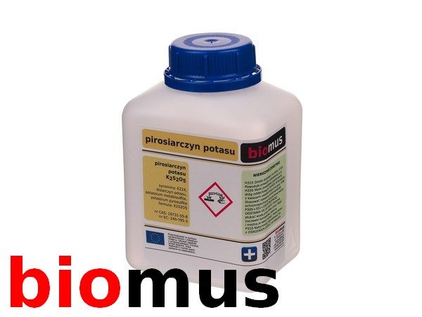 PIROSIARCZYN POTASU czysty 1kg BIOMUS zdjęcie 2