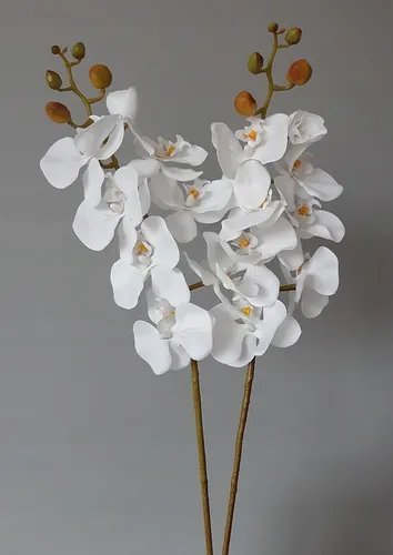 STORCZYK SZTUCZNY BIAŁY ORCHIDEA POJEDYNCZA GAŁĄZKA 90 cm na Arena.pl