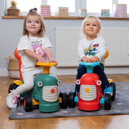 FALK Maurice Traktorek Jeździk Zielony Pchacz Odpychacz Schowek od 1 roku na Arena.pl