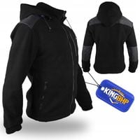 CIEPŁY POLAR ROBOCZY z kapturem Bluza OC Ochronna WZMOCNIENIA OXFORD