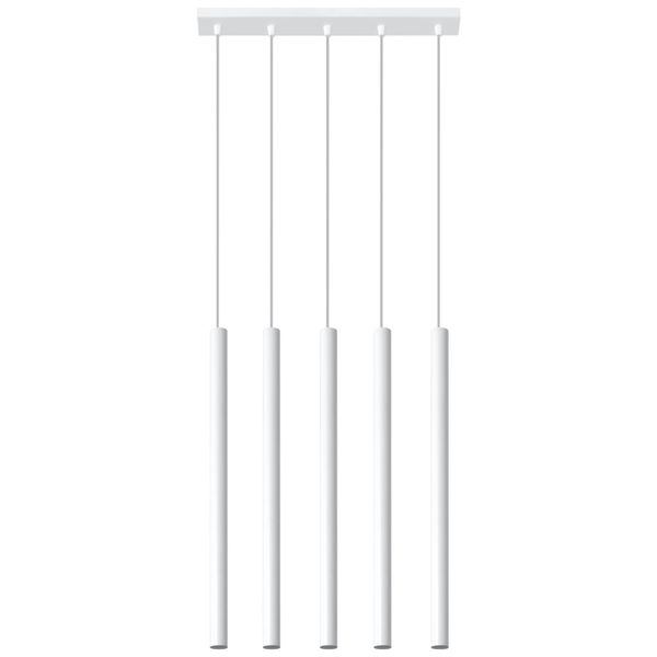 Lampa wisząca PASTELO 5 biała zdjęcie 1