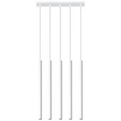 Lampa wisząca PASTELO 5 biała