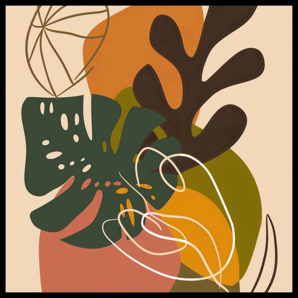 Plakat 50x50cm Leśna Kompozycja zdjęcie 2