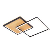 Przysufitowa lampa Noris PLF-82738-28W-WO Italux LED 28W 3000K czarny drewniany