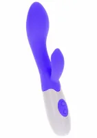 toyjoy funky lover vibrator silikonowy model z masażerem łechtaczki